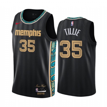 Herren NBA Memphis Grizzlies Trikot Killian Tillie 35 2020-21 City Edition Swingman